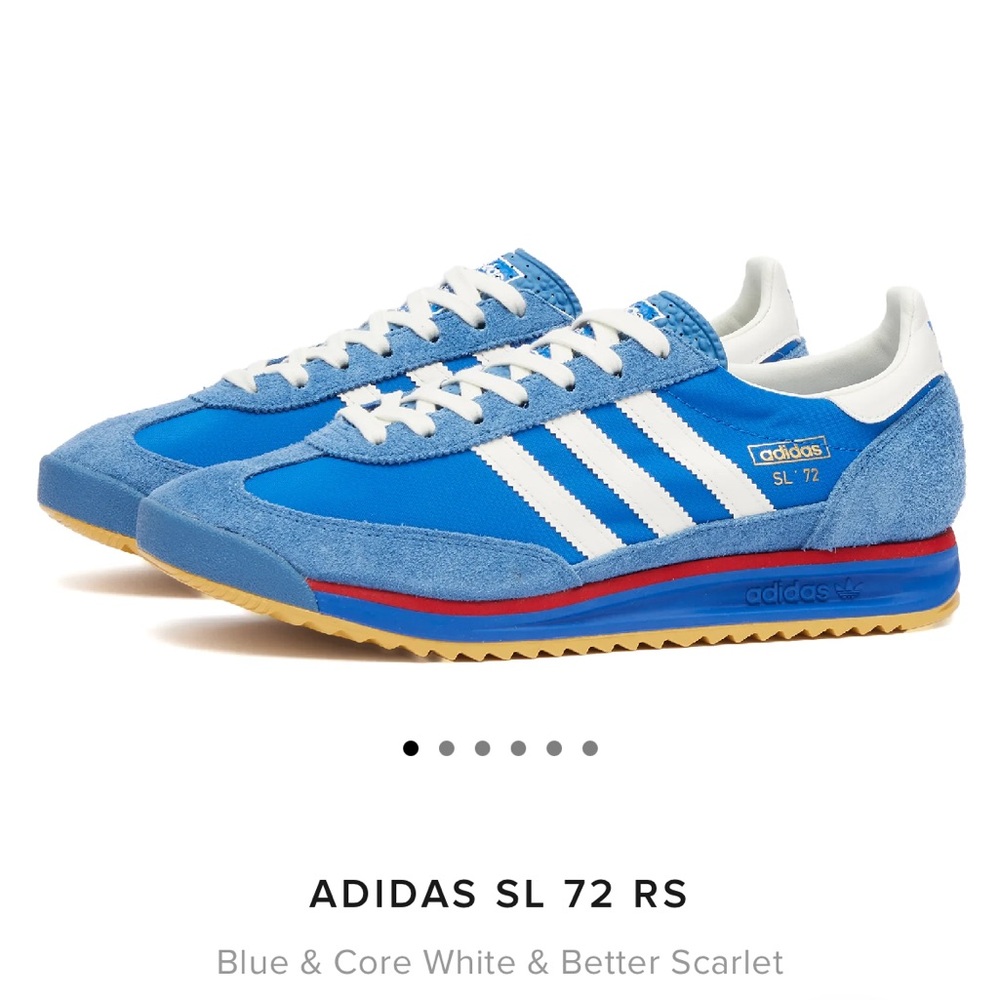 ADIDAS SL 72 RS - Blue & Core White & Better Scarlet